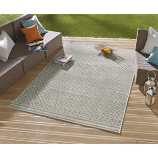 NORTHRUGS Flatweave Rug in Grey/Cream