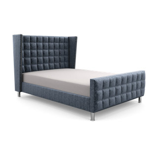 CANORA GREY Hart Bridgeholme Upholstered Bed Frame
