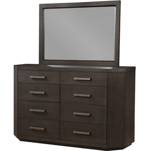 FAIRFAX HOME COLLECTIONS Tribeca Studio 8 Drawer Double dresser with Mirror