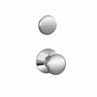 SCHLAGE Plymouth Inactive Interior Knob Dummy Entry Set (Exterior Portion Sold Separately)