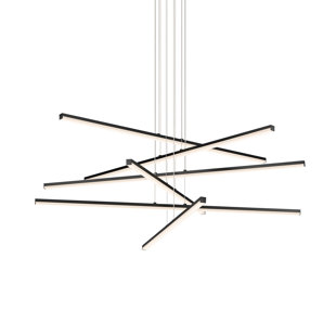 SONNEMAN Stix 6 - Light Statement Modern Linear LED Chandelier