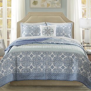 MADISON PARK ESSENTIALS Sybil Quilt Set with Cotton Bed Sheets