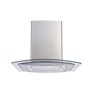 WINFLO W102C Series 30" 300 CFM Convertible Wall Mount Range Hood in Stainless Steel