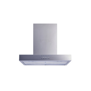 WINFLO 104 Series 30" 300 CFM Convertible Wall Mount Range Hood in Stainless Steel