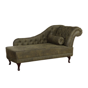 MARLOW HOME CO. Birdsview Upholstered Chaise Lounge