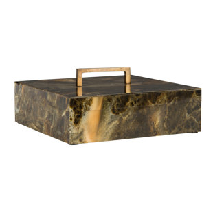 BRADBURN HOME Barclay Butera Faux Horn Decorative Box