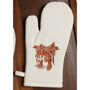 West Creation Western Cotton Oven Mitt Set (Set of 2)