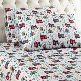ALCOTT HILL® Buchholtz Abstract Micro Flannel Sheet Set