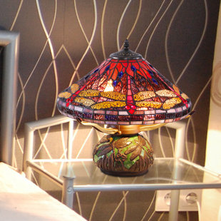 ASTORIA GRAND Bettsville 16" Bronze/Green Table Lamp