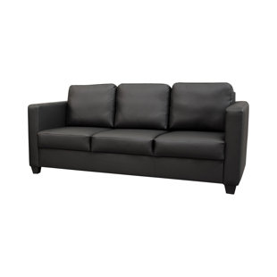 BEL ÉTAGE Cube 3 Seater Sofa Faux Leather