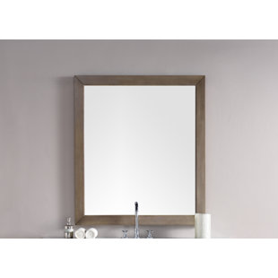 JAMES MARTIN VANITIES Chicago Rectangle Wood Wall Mirror