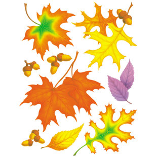 EUREKA CLASSROOM Fall Leaves Window Cling