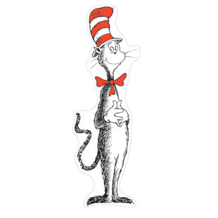 EUREKA CLASSROOM Giant Cat in The Hat Bulletin Board Cut Out