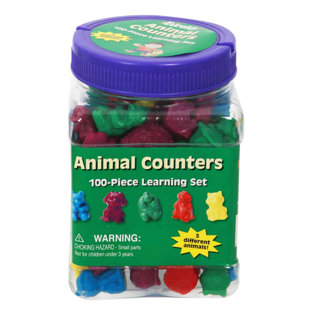 EUREKA CLASSROOM Animal Counters Tubbed