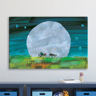 MARMONT HILL The Very Quiet Cricket Character Art Back Cover by Eric Carle Print on Wrapped Canvas