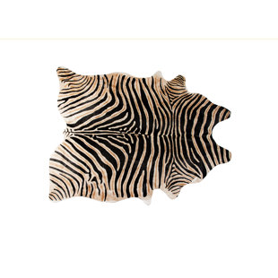 EVERLY QUINN Khanna Cowhide Animal Print Rug