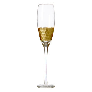 Fairmont Park Corpuz 4 - Piece 210ml Glass Flute Stemware Set (Set of 4)