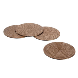 THE JUST SLATE COMPANY Deluxe Round Coaster Set (Set of 4)