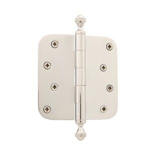 GRANDEUR 4" Acorn Tip Residential Hinge with 5/8" Radius Corners