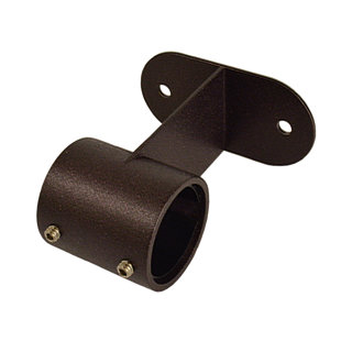 EBERN DESIGNS Farrell Indoor/Outdoor Stainless Steel Tension Rod Ceiling Mount/Joiner Curtain Mounting Bracket