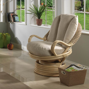 17 STORIES Ekawade Upholstered Swivel Armchair