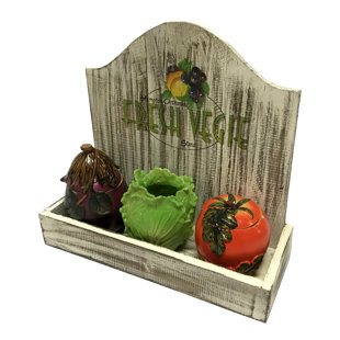 WILCO HOME Pine Solid Wood Accent Shelf