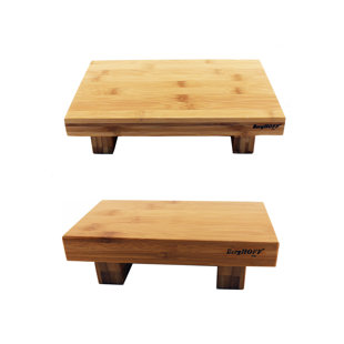 BERGHOFF Bamboo 2Pc Sushi Tray Set, 8" and 10" (Set of 2)