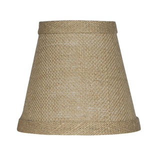 DOVECOVE 4.5'' H Burlap Empire Lamp Shade (Set of 5)
