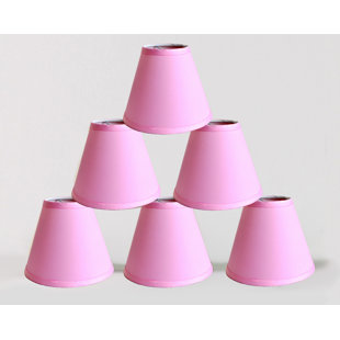 SYMPLE STUFF 5'' H Satin Empire Lamp Shade (Set of 6)