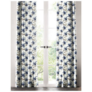 THE PILLOW COLLECTION Cotton Room Darkening Curtain Panel