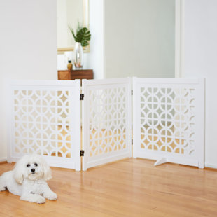 PRIMETIME PETZ Palm Springs Wood Free Standing Pet Gate