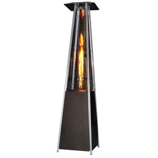 SUNHEAT INTERNATIONAL 40000 Stainless Steel Propane Standing Patio Heater
