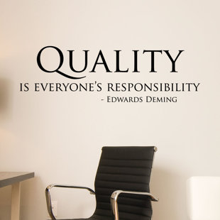 BELVEDERE DESIGNS LLC Quality Is Everyone's Responsibility Office Wall Quotes™ Decal