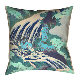 ARTVERSE Katsushika Hokusai Reversible Pillow Cover