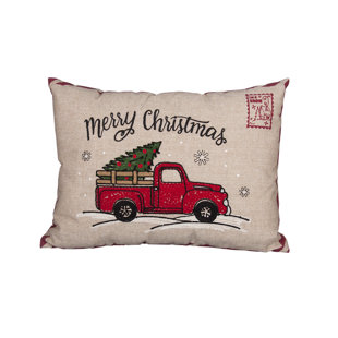 XIA HOME FASHIONS Embroidered Reversible Throw Pillow