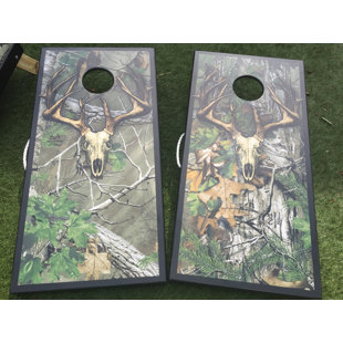 WEST GEORGIA CORNHOLE Realtree Extra Skull Camo 10 Piece Cornhole Set