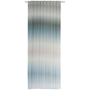 BOHOLIVING Vorhang Mansour mit Schlaufen, halbtransparent