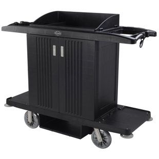 COSMOPOLITAN FURNITURE Plastic Housekeeping Utility Cart