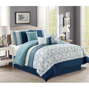ELIGHT HOME Lucas Modern & Contemporary Geometric Shapes Comforter Set
