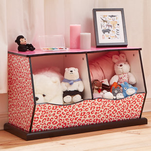 FANTASY FIELDS BY TEAMSON KIDS Teamson Kids Fashion Prints Leopard Toy Organizer