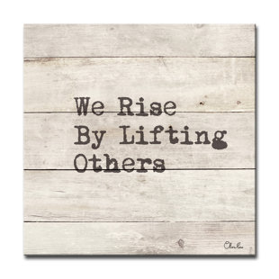 TRINX Rise On Canvas by Olivia Rose Textual Art