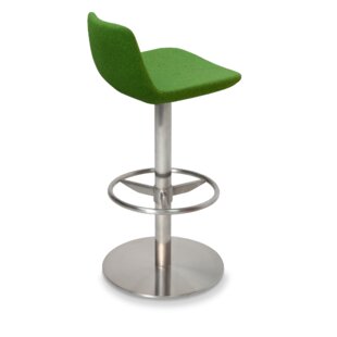 SOHOCONCEPT Pera Swivel Adjustable Height Bar Stool