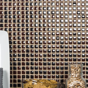 ABOLOS Full Body 0.5" x 0.5" Glass Grid Mosaic Wall & Floor Tile