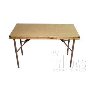 MIDAS EVENT SUPPLY Elite Rectangle 48" L x 24" W Table