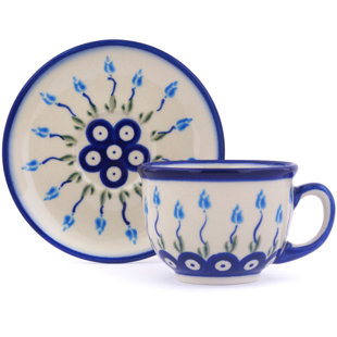 POLMEDIA Handmade Stoneware Coffee Mug