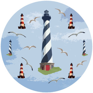 ANDREAS SILICONE TRIVETS Lighthouse Trivet