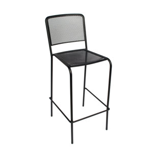 BFM SEATING Chesapeake Metal Outdoor 30'' Bar Stool