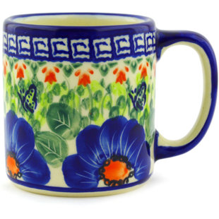 POLMEDIA Stoneware Coffee Mug