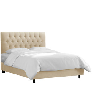 WAYFAIR CUSTOM UPHOLSTERY™ Bridget Upholstered Metal Standard Bed