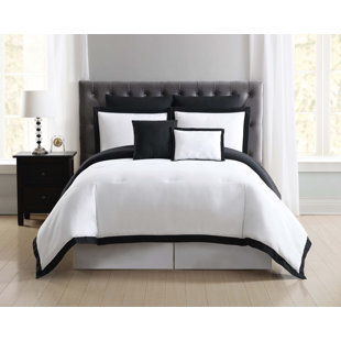TRULY SOFT Everyday Modern & Contemporary Box Stitch Comforter Set